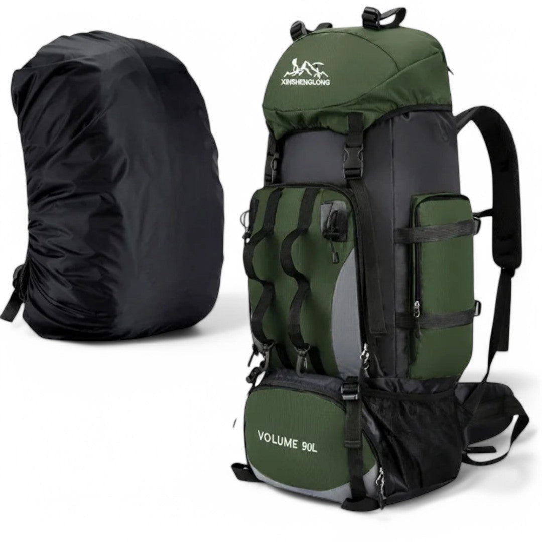 Mochila de trekking y camping impermeable 90 L | Havresacs