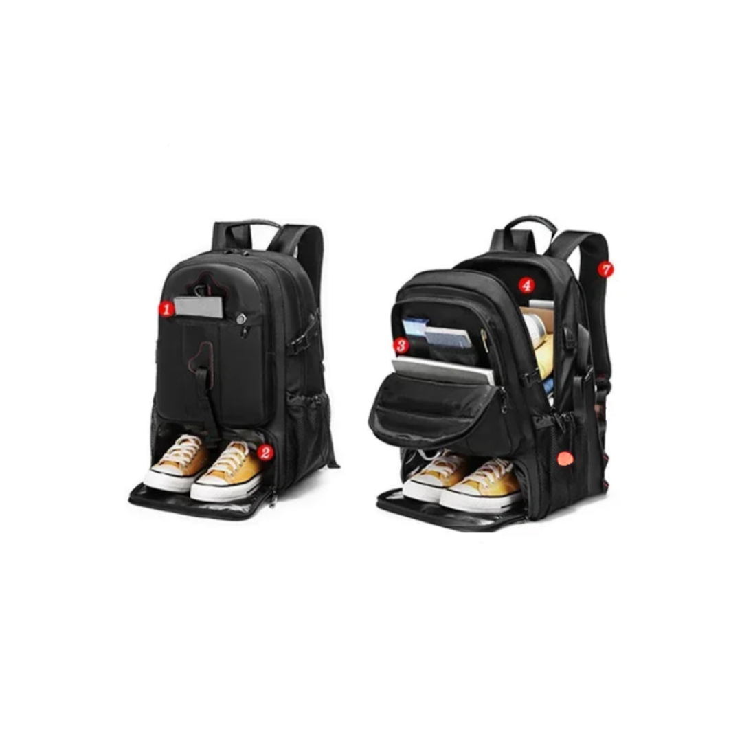 Mochila de viaje extensible Swiss Explorer Pro – 80L – Havresacs