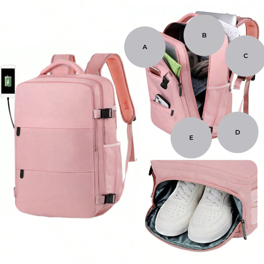 Mochila de viaje, cabina avión gran capacidad 25L – Havresacs