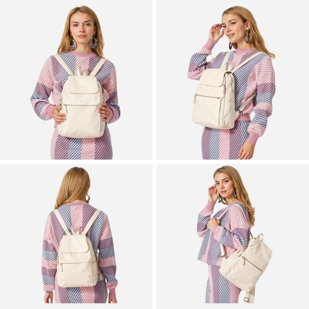 Mochila mujer de cuero antirrobo 10L – Havresacs