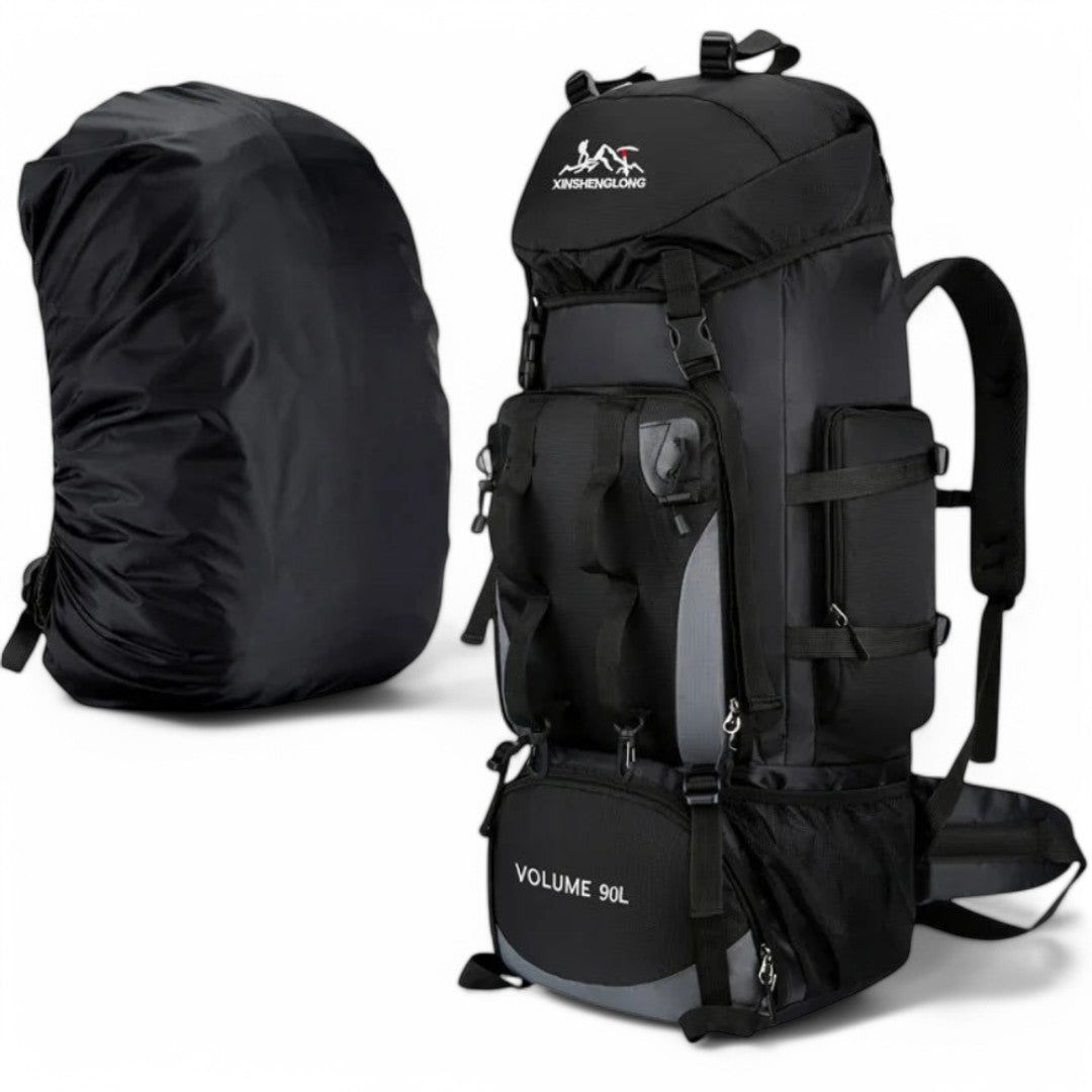Foto de Mochila de trekking étanche 90L – TrekkMaster Pro – Havre...