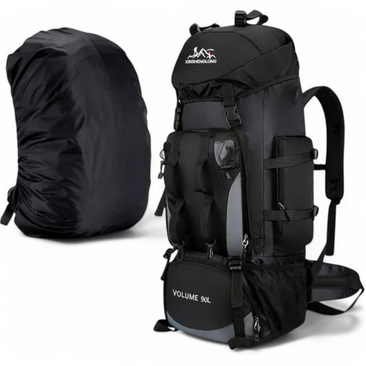 Foto de Mochila de trekking étanche 90L – TrekkMaster Pro – Havre...