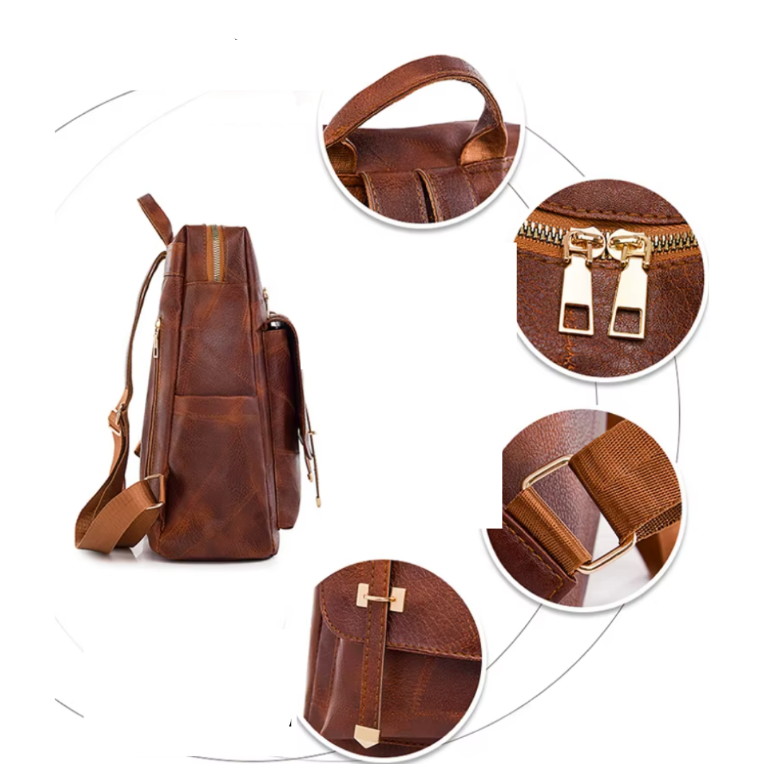 Mochila mujer de ciudad 17L, estilo retro y elegante – Havresacs