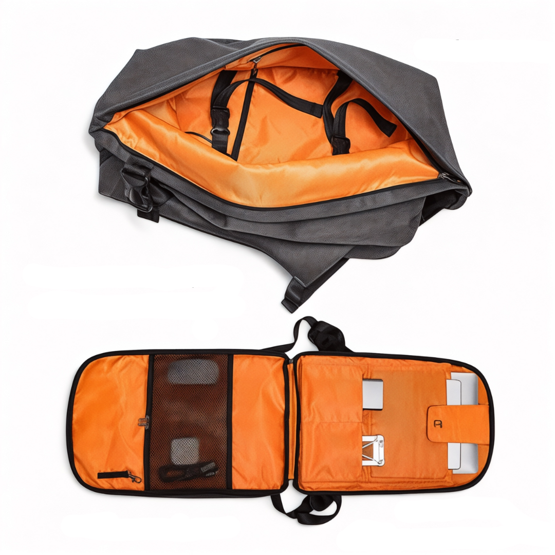 Mochila impermeable antirrobo conectada – TechNomad+ – Havresacs