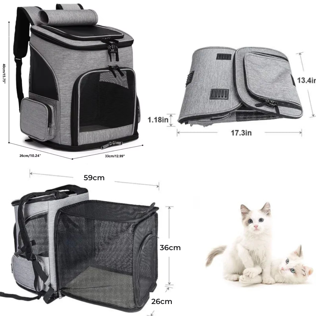 Mochila extensible para mascotas EspaceConfort – Havresacs