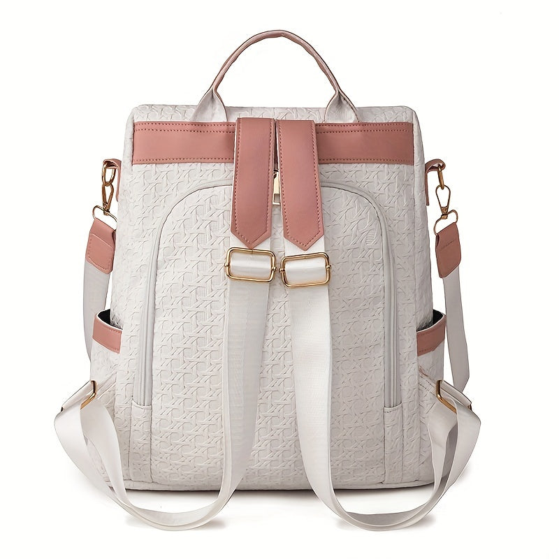 Bolso mochila mujer rosa 2 en 1 de 20 litros, antirrobo – Havresacs