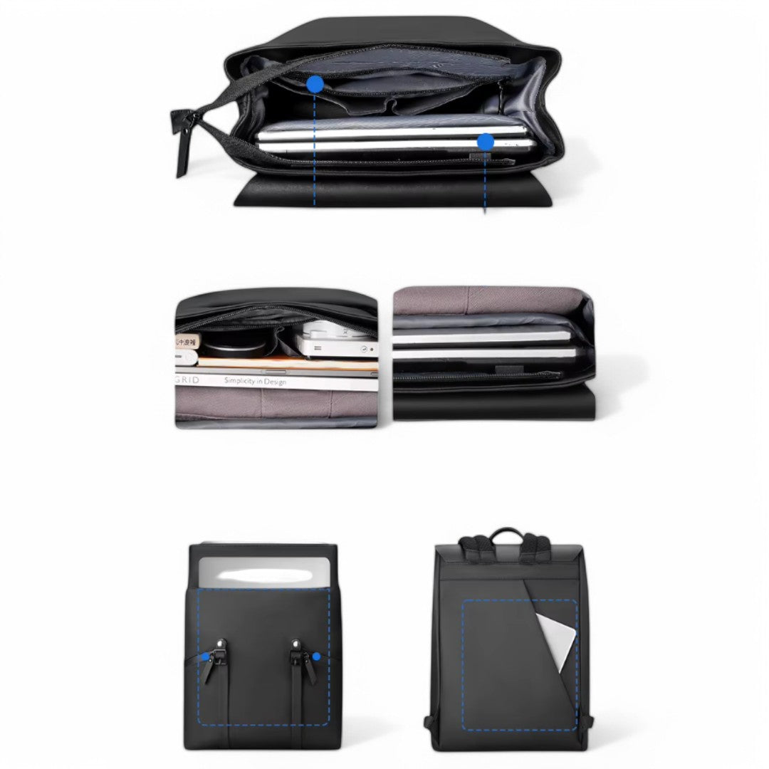 Mochila urbana ligera e impermeable para hombre con portátil 15"