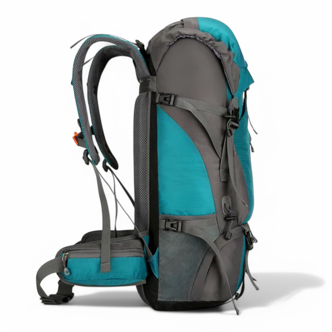 Mochila impermeable de 65L para aventureros y senderismo | Havresacs