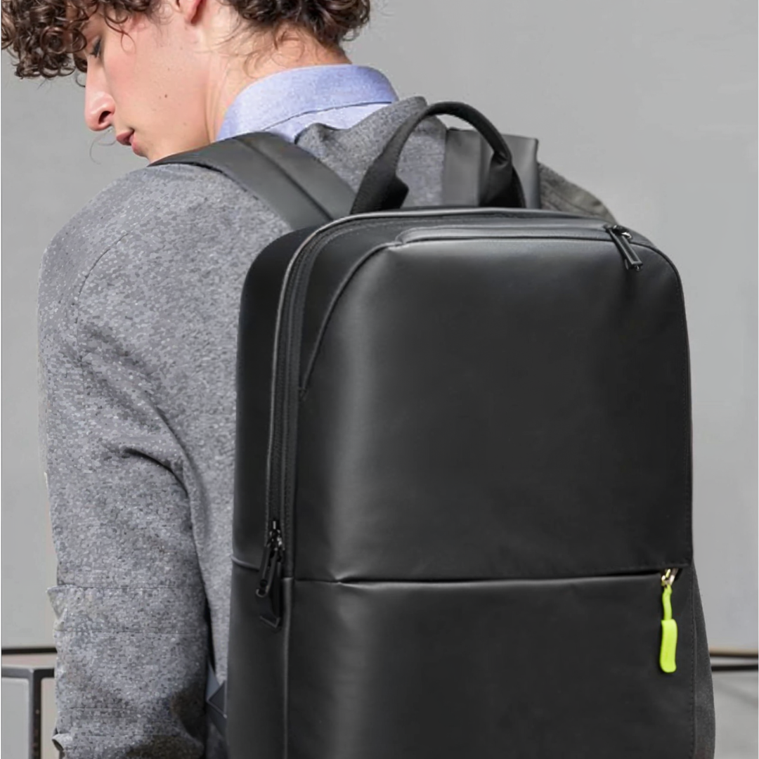 Mochila urbana negra para hombre, portátil 15,6” – Havresacs