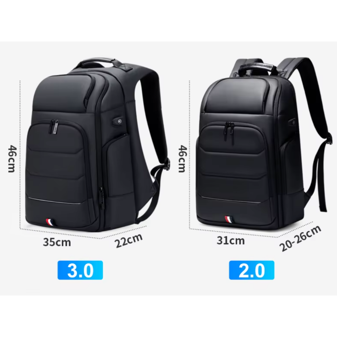 Mochila hombre gran capacidad 36-55L, portátil 15 pulgadas – Havresacs