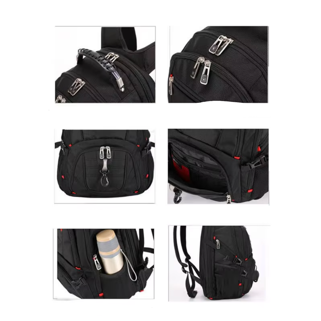 Mochila de gran capacidad 30L-80L – Viajes, portátil 17” – Havresacs