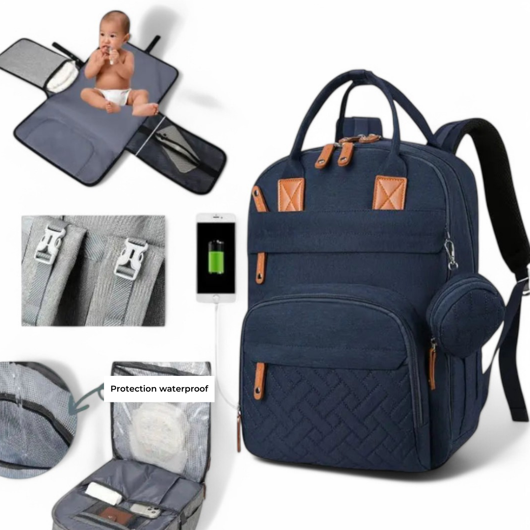 Mochila cambiador ideal para viajes 19L GrandEspace – Havresacs