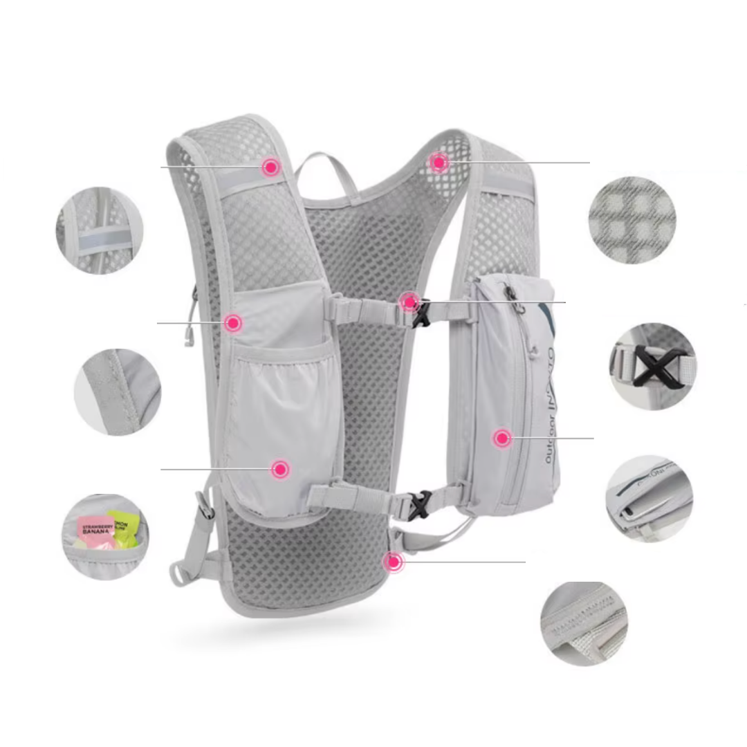 Mochila de hidratación RunPro 5L | Ligera, ergonómica – Havresacs