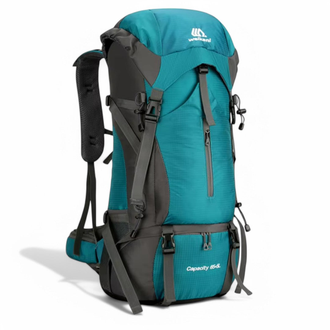 Mochila impermeable de 65L para aventureros y senderismo | Havresacs