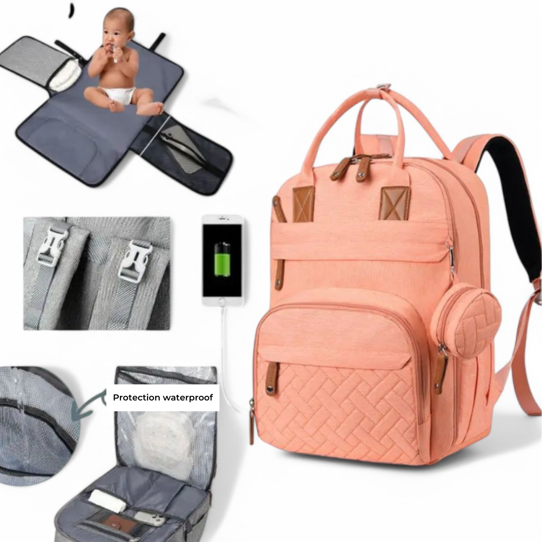 Mochila cambiador ideal para viajes 19L GrandEspace – Havresacs