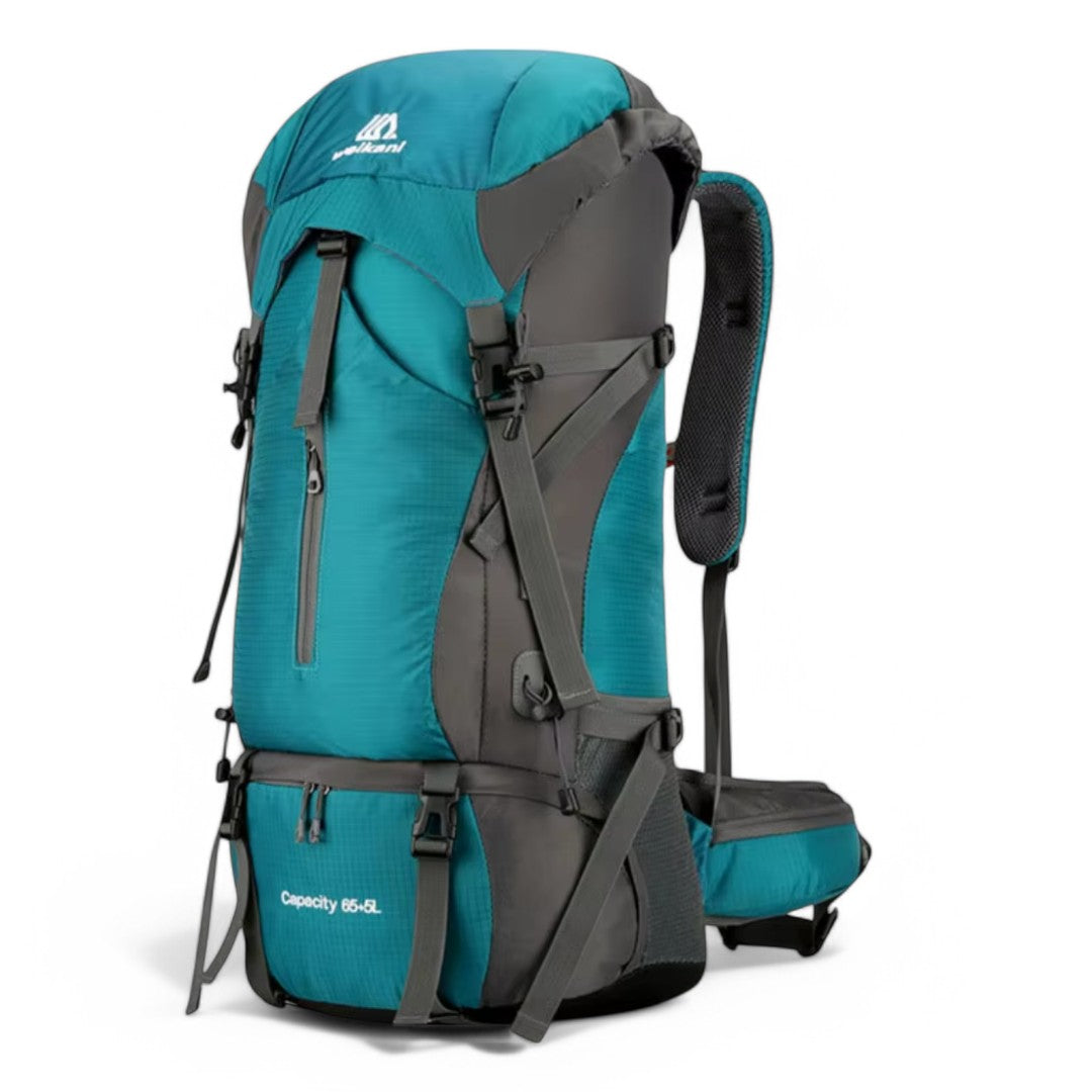 Mochila impermeable de 65L para aventureros y senderismo | Havresacs
