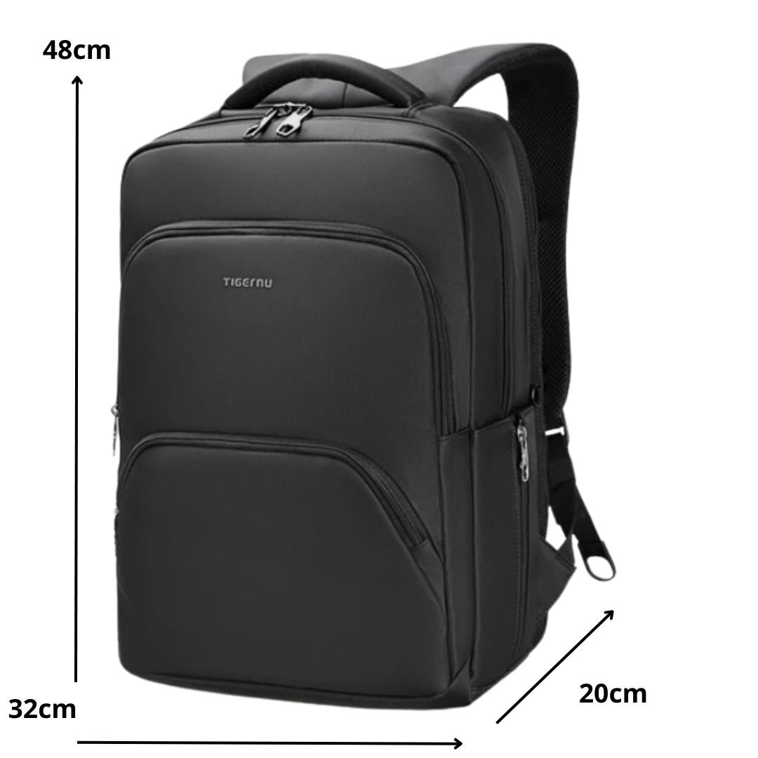 Mochila extensible negra de 25L para portátil 17" – Havresacs