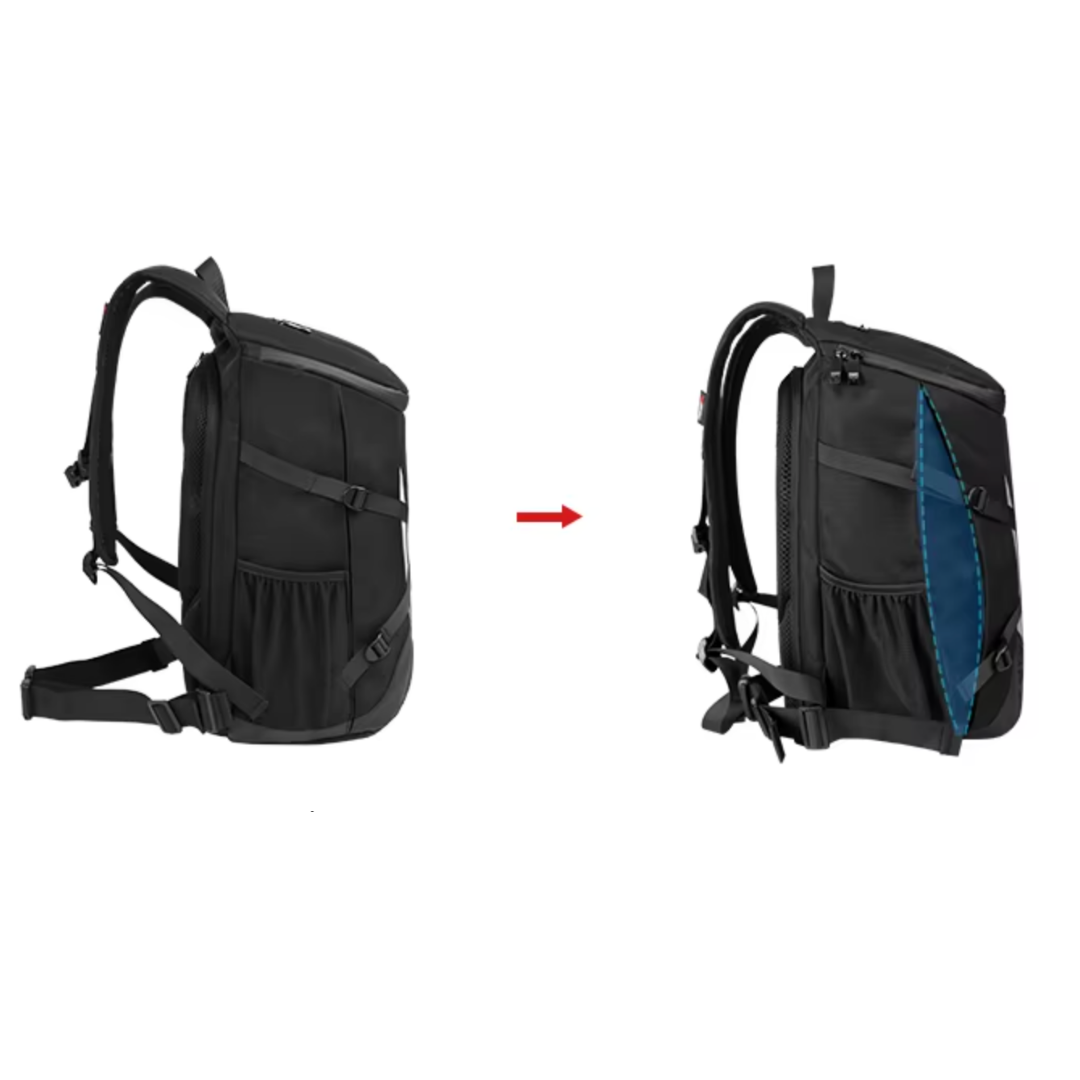 Mochila moto impermeable extensible 24L a 28L | Havresacs