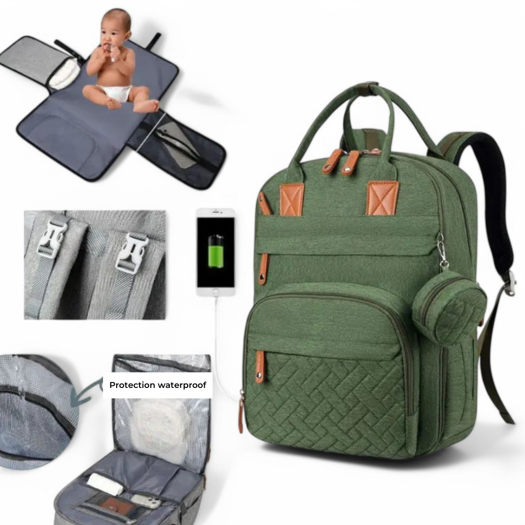 Mochila cambiador ideal para viajes 19L GrandEspace – Havresacs