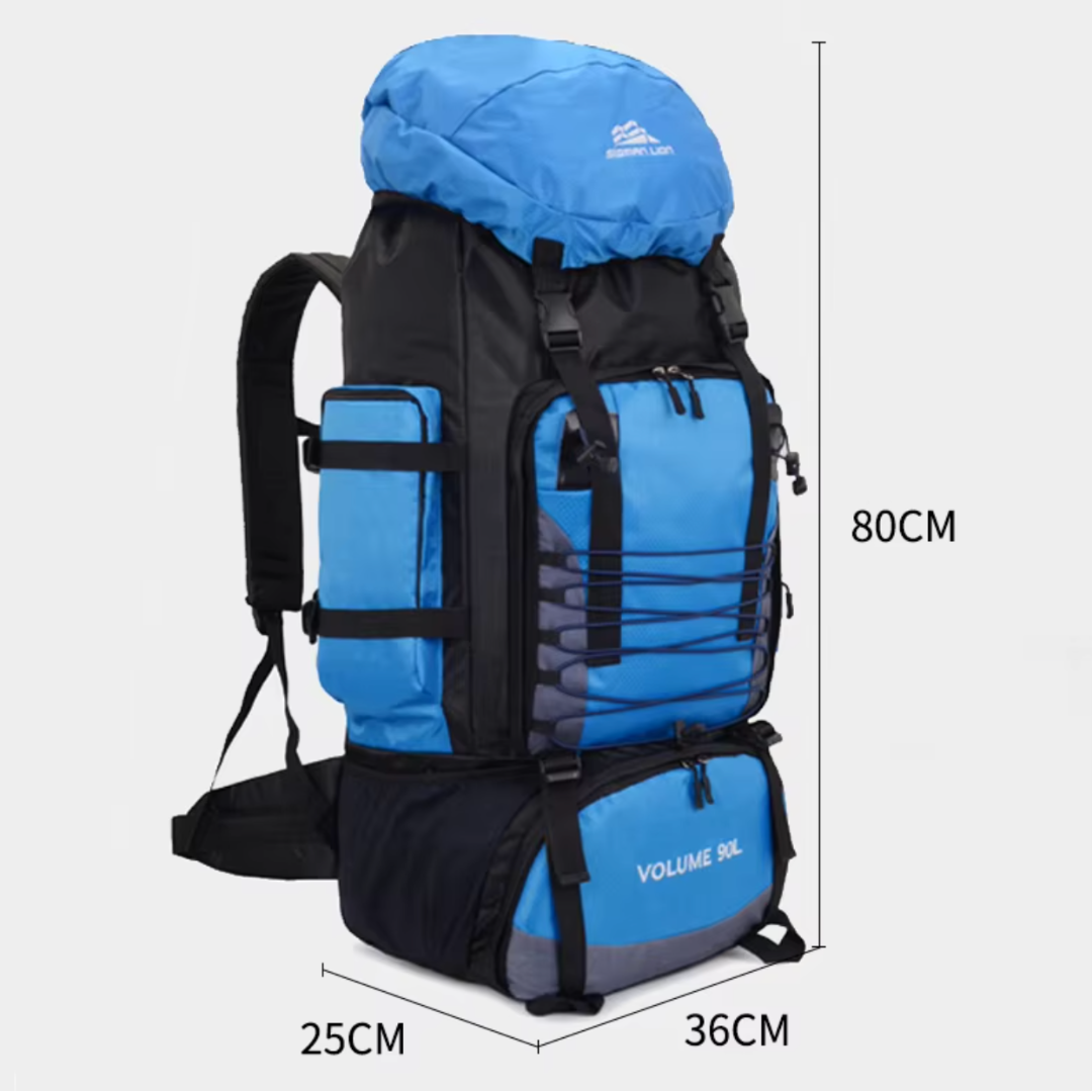 Mochila de senderismo TrailBlazer Pro – Gran capacidad 90L – Havresacs