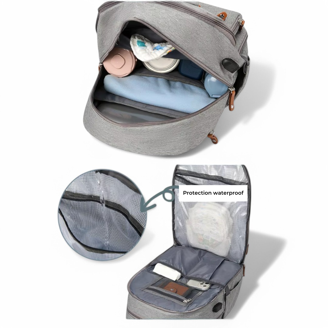 Mochila cambiador ideal para viajes 19L GrandEspace – Havresacs