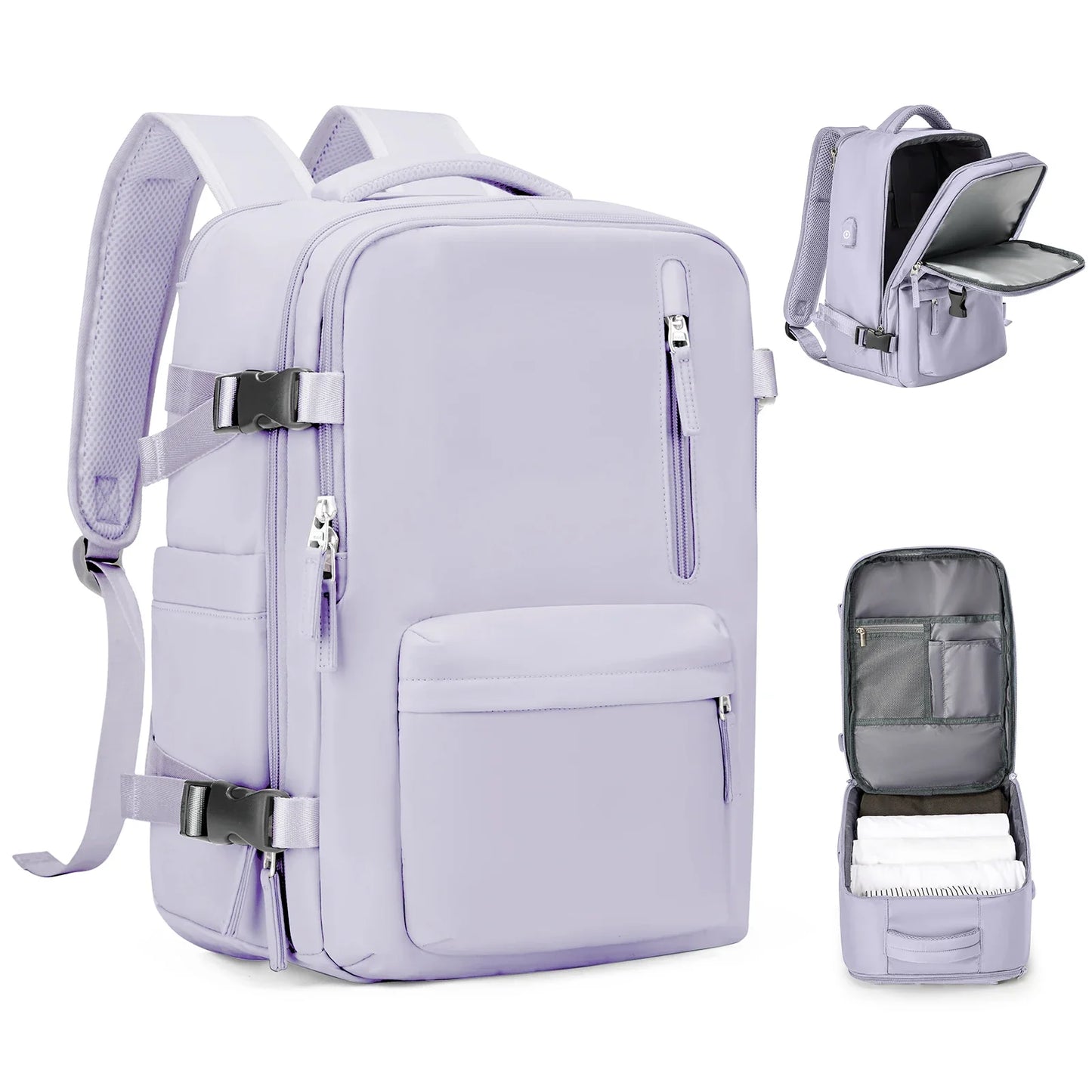 Mochila de viaje para mujer (20-32L), ideal como equipaje de mano
