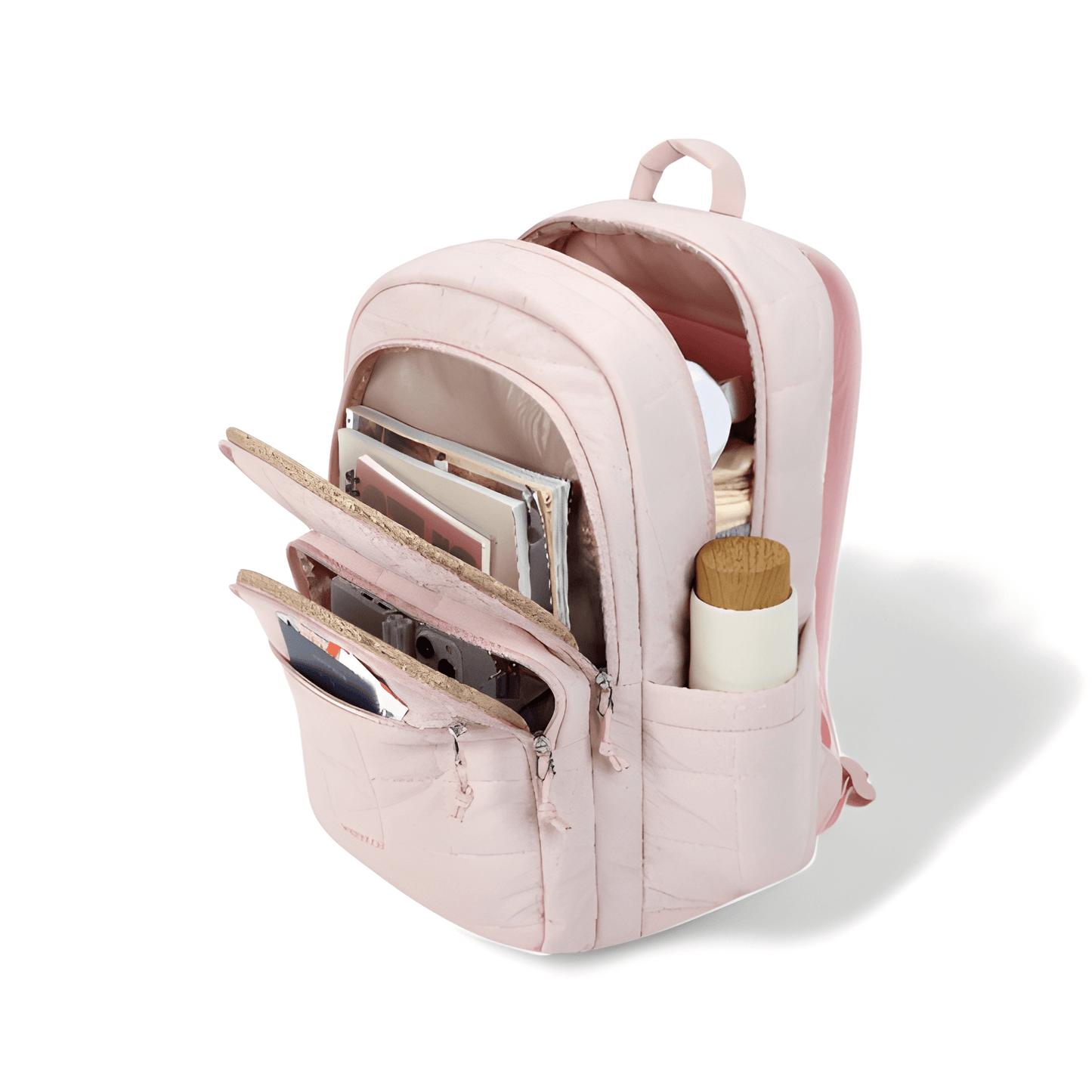 Mochila mujer viaje impermeable 28L con bolsillo portátil 15,6’’