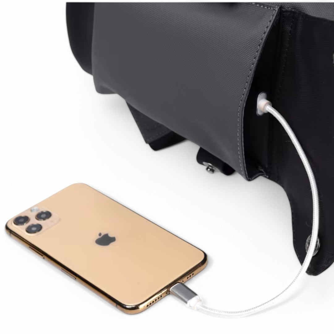 Mochila impermeable para hombre con compartimento para portátil 15"