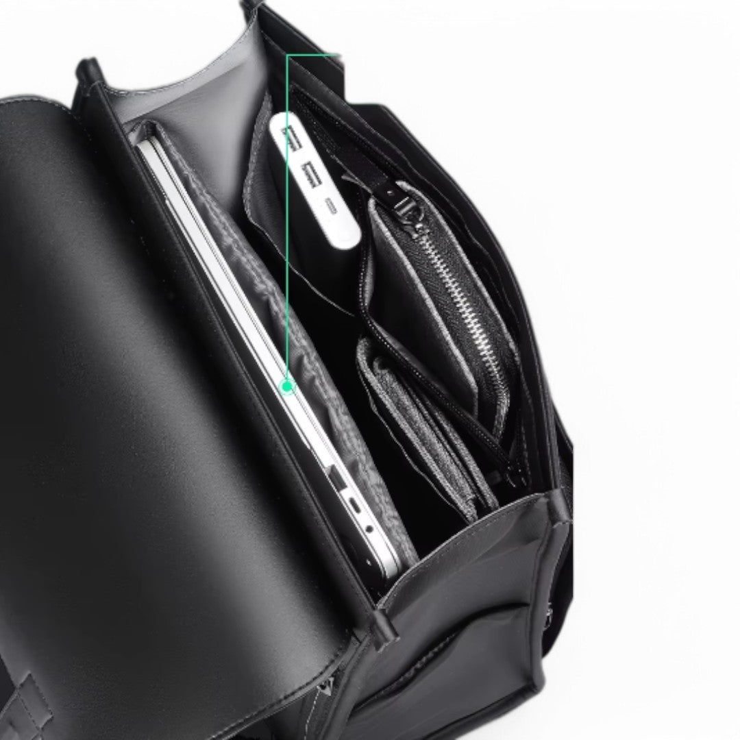 Mochila de cuero para hombre | Elegante | Gran capacidad – Havresacs