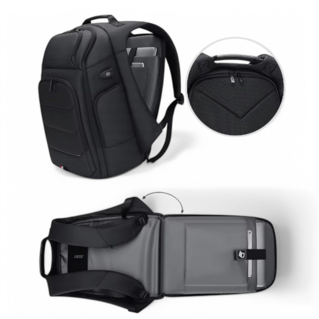 Mochila hombre gran capacidad 36-55L, portátil 15 pulgadas – Havresacs