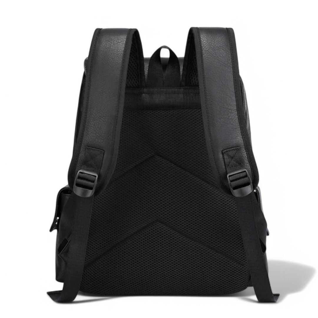 Mochila hombre casual en cuero sintético de 20L – Havresacs