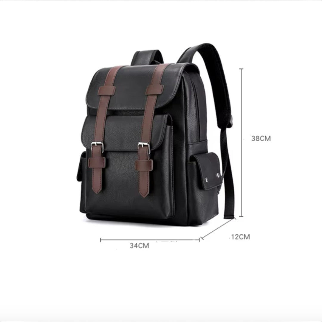Mochila hombre casual en cuero sintético de 20L – Havresacs