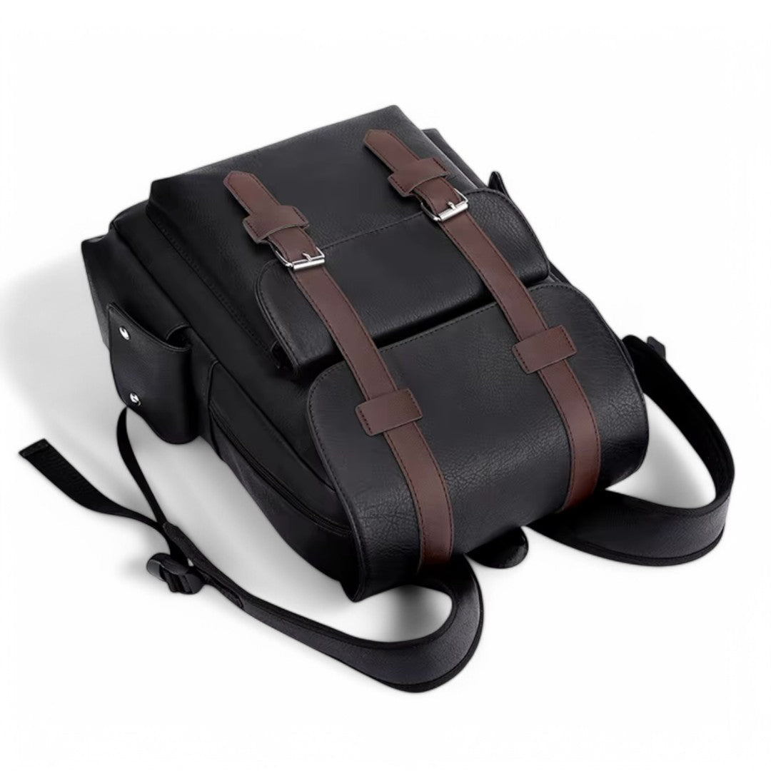 Mochila hombre casual en cuero sintético de 20L – Havresacs