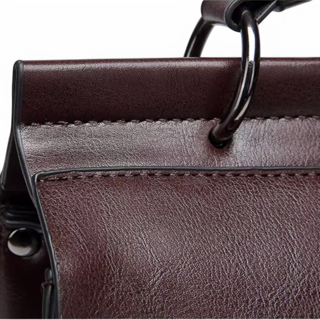 Mochila mujer de cuero 10L elegante y vintage – Havresacs