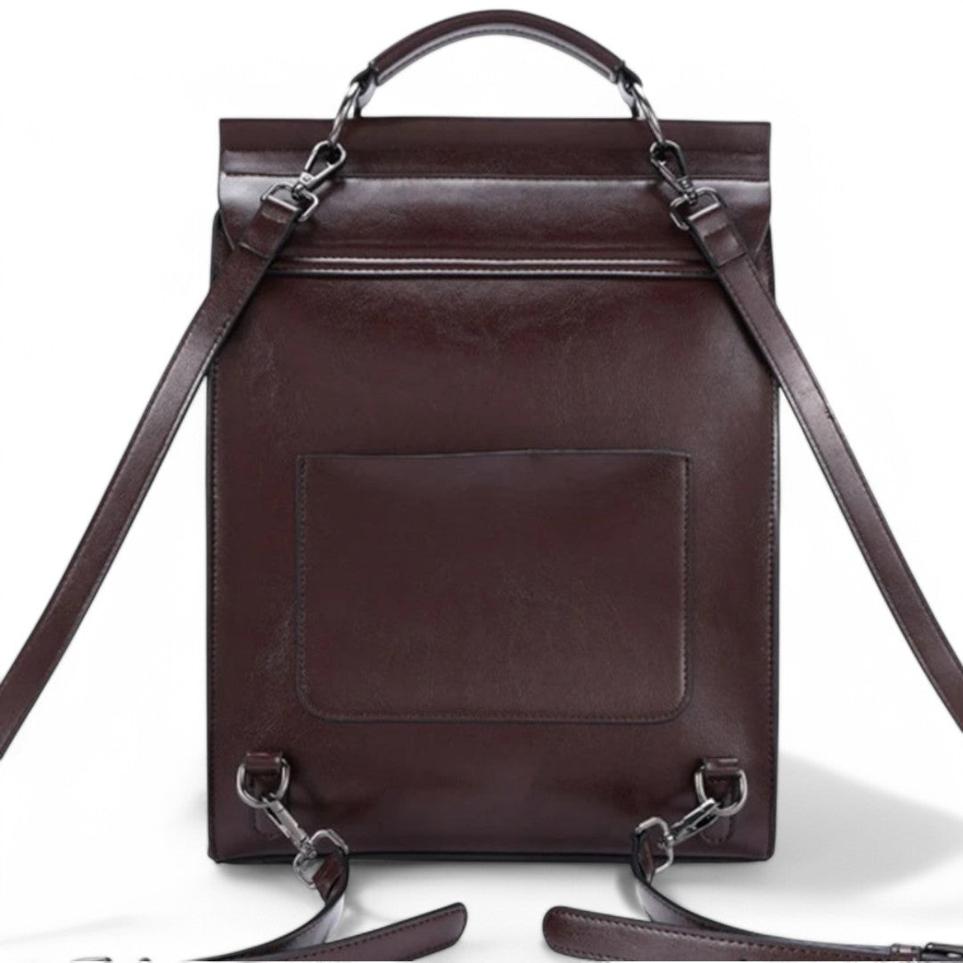 Mochila mujer de cuero 10L elegante y vintage – Havresacs