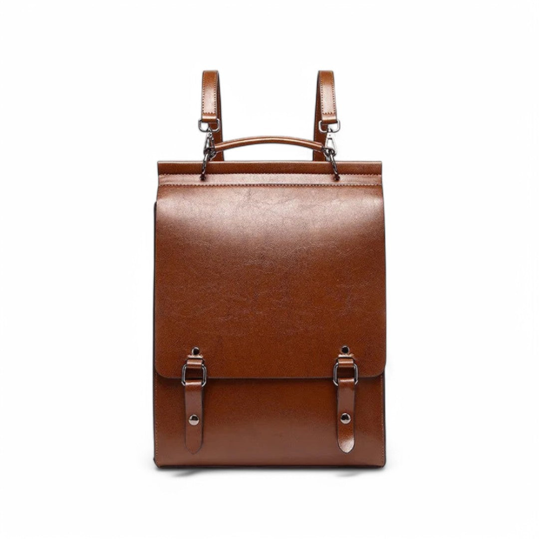 Mochila mujer de cuero 10L elegante y vintage – Havresacs