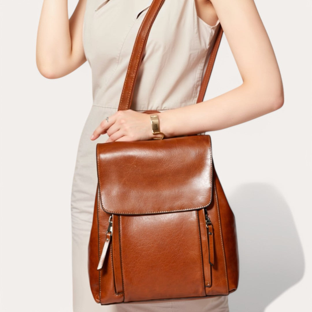 Mochila mujer de cuero 10L, elegante y ligera – Havresacs