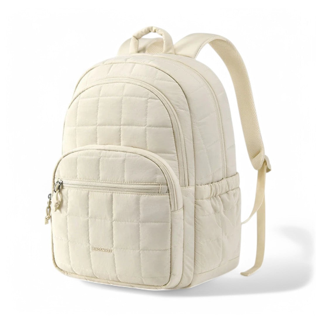 Mochila mujer viaje impermeable 28L con bolsillo portátil 15,6’’