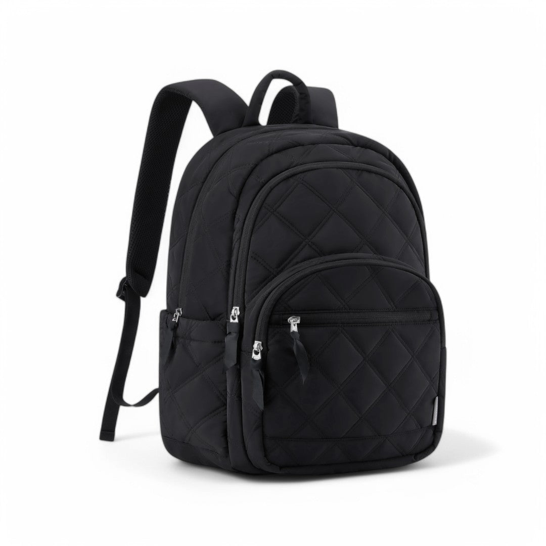 Mochila mujer viaje impermeable 28L con bolsillo portátil 15,6’’