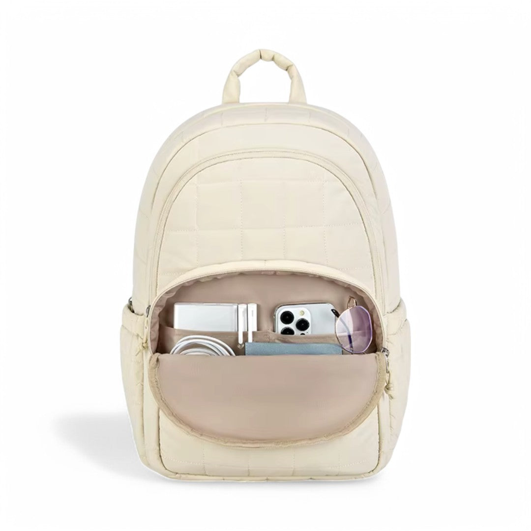 Mochila mujer viaje impermeable 28L con bolsillo portátil 15,6’’