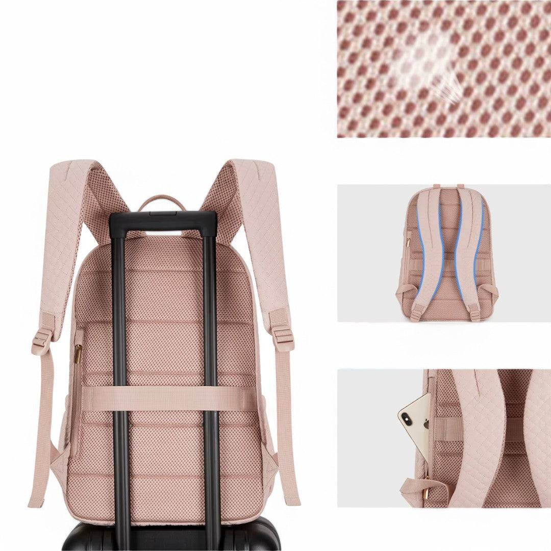 SecureTravelPro | Mochila antirrobo USB 25L para mujer – Havresacs