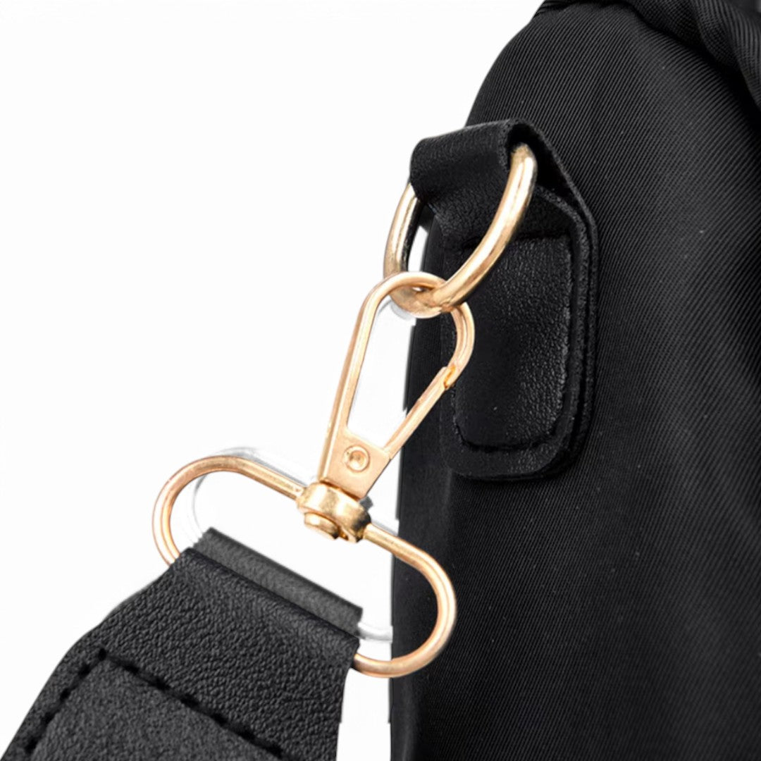 Mochila bolso 2 en 1 negra de 15 litros | Havresacs elegante