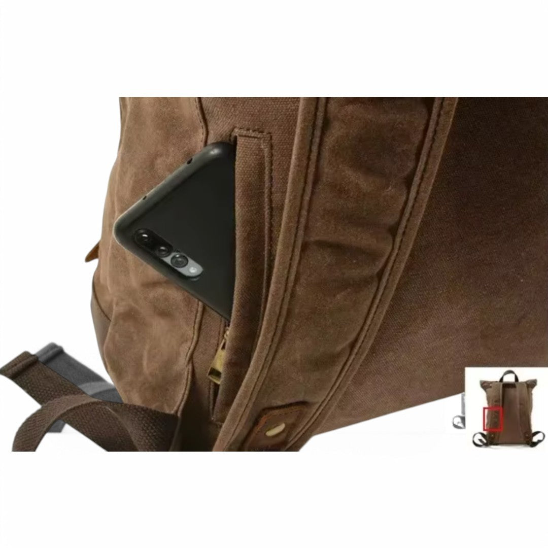 Mochila antirrobo impermeable 18L con bolsillo para portátil 15"