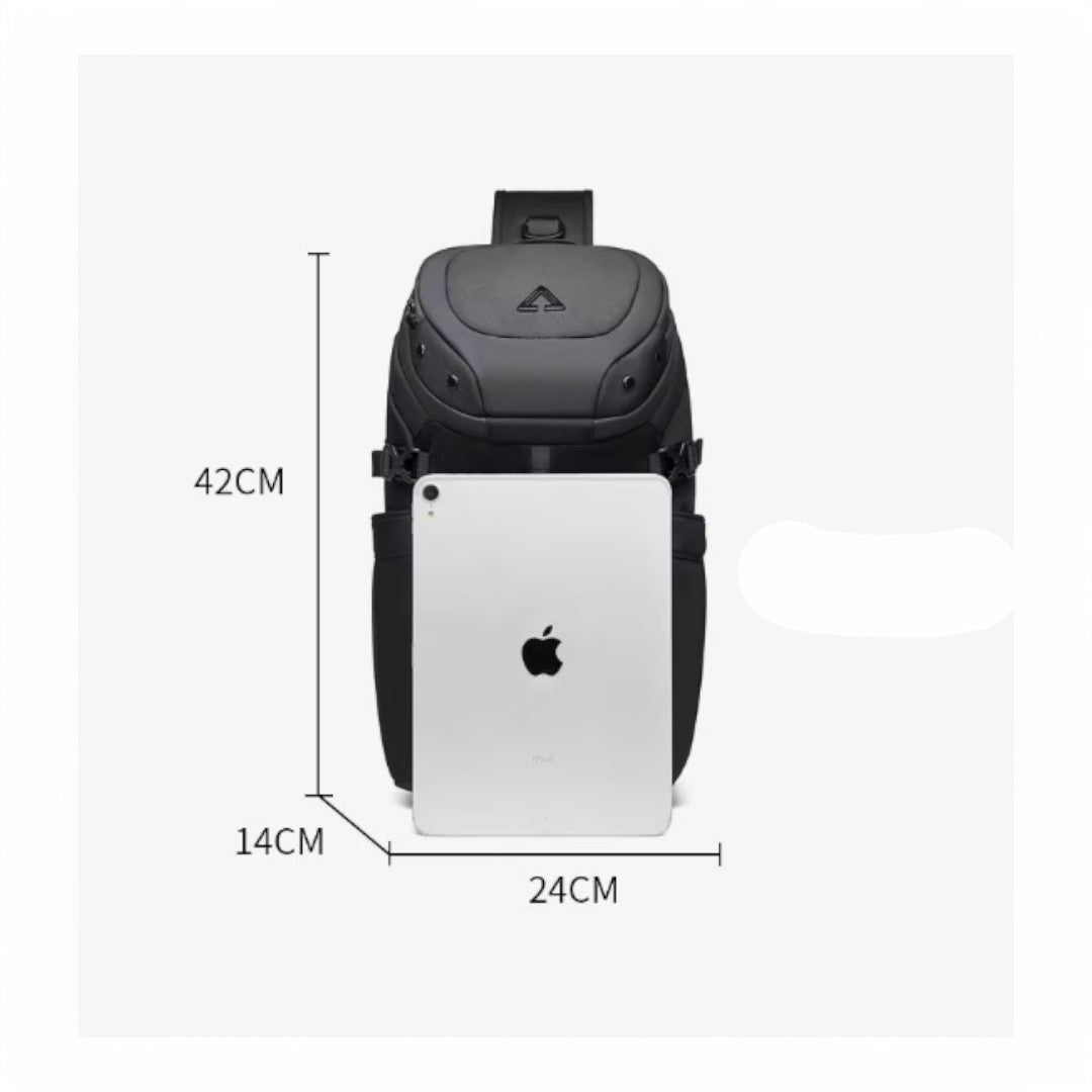 Mochila bandolera impermeable antirrobo con USB – Havresacs