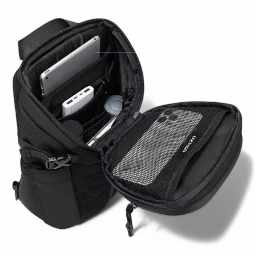 Mochila bandolera impermeable antirrobo con USB – Havresacs