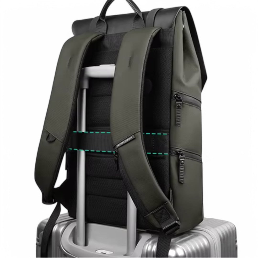 Mochila impermeable de viaje urbano con bolsillo para portátil 15"