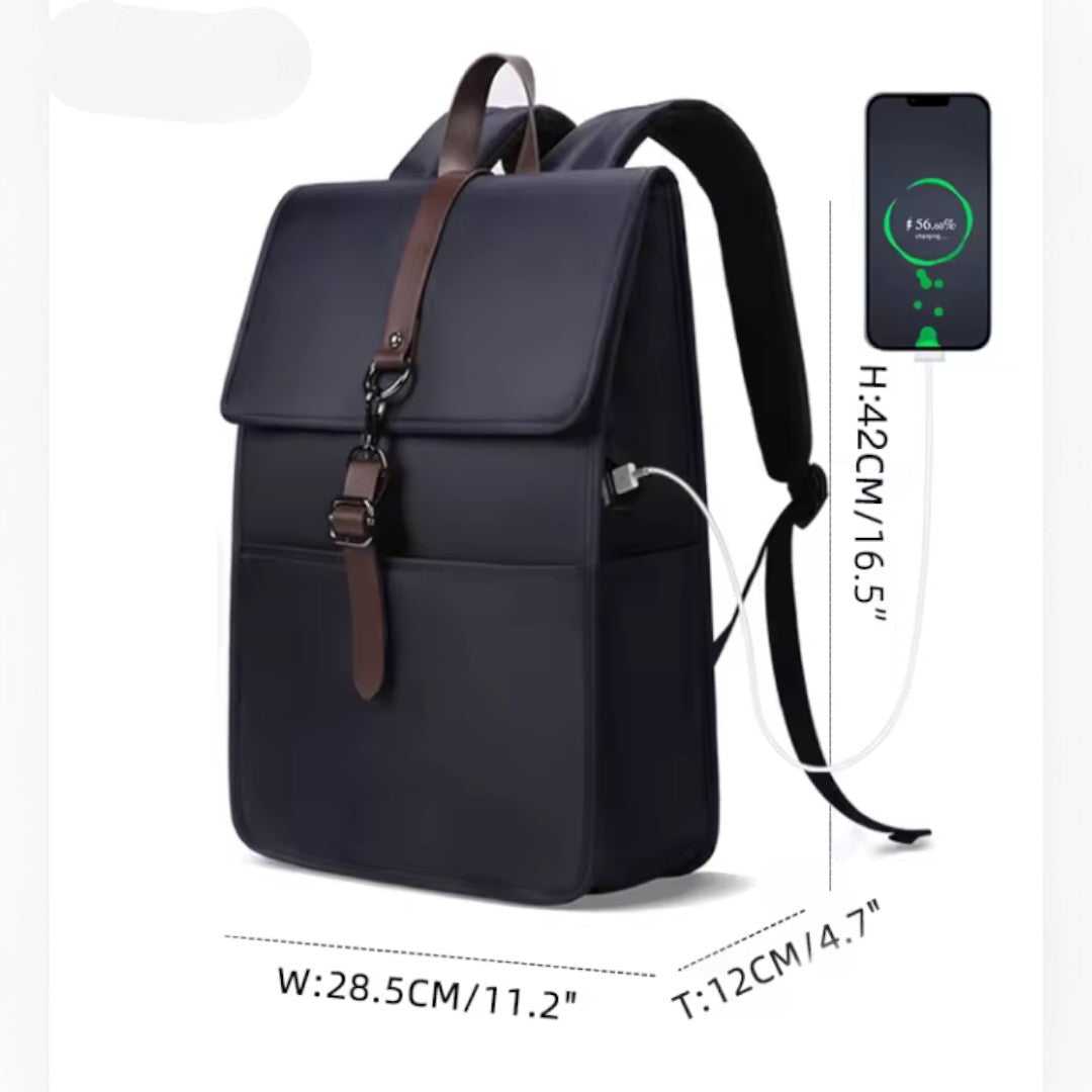 Mochila impermeable de viaje con bolsillo para portátil 15"