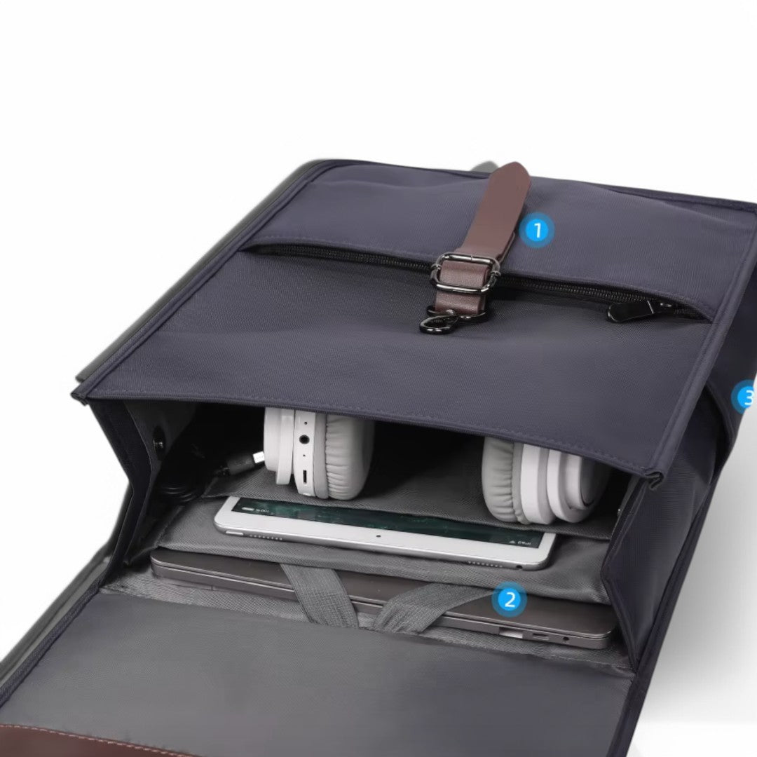 Mochila impermeable de viaje con bolsillo para portátil 15"