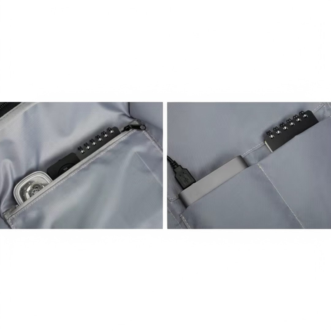 Mochila antirrobo e impermeable con bolsillo para portátil 15,6"