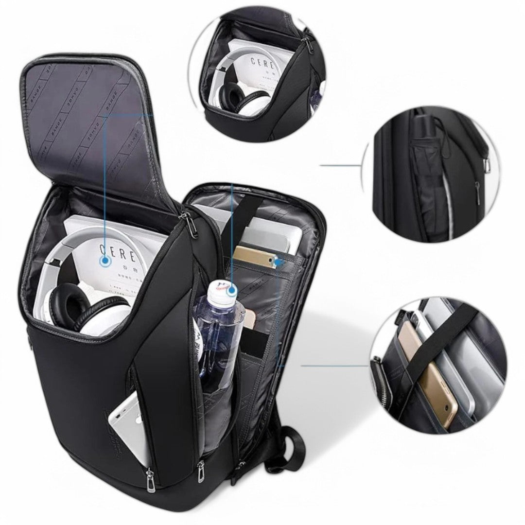 Mochila negra de 20L para viajes y cabina – Havresacs